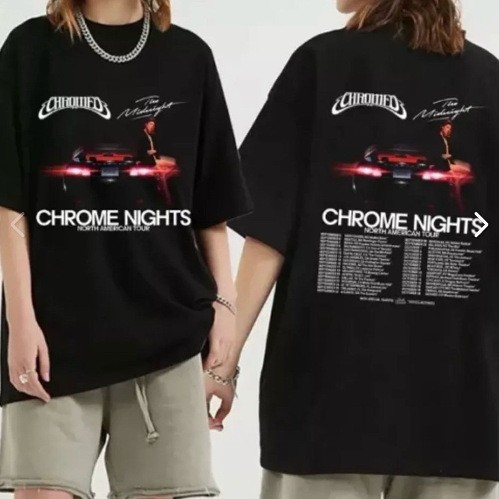 Chromeo and The Midnight Chromeo Nights tour shirt 2024 size medium